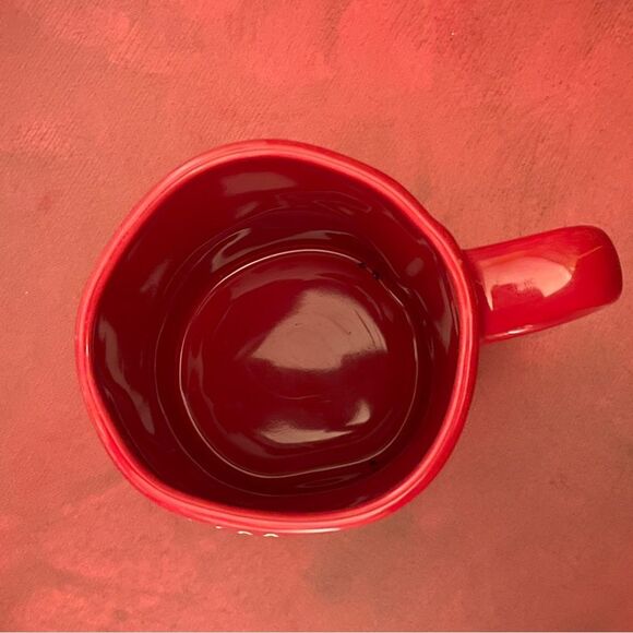 Rae Dunn Red Christmas Mug – “I’m on the Nice List” – Artisan Mug/Holiday Gift - Picture 7 of 9